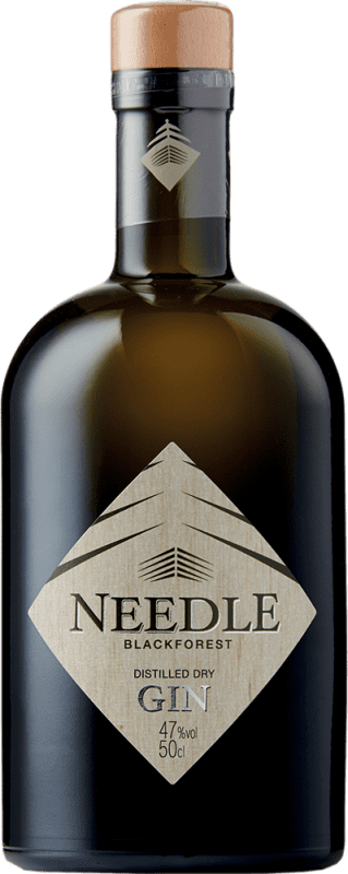 Envio grátis | Gin Needle Blackforest Alemanha Garrafa Medium 50 cl