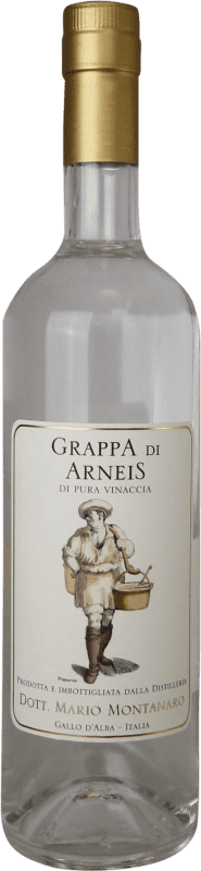 Envío gratis | Grappa Montanaro Di Arneis Italia 70 cl