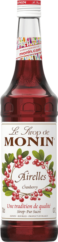 免费送货 | Schnapp Monin Sirope Arándanos Rojos Airelles Cranberry 法国 70 cl 不含酒精