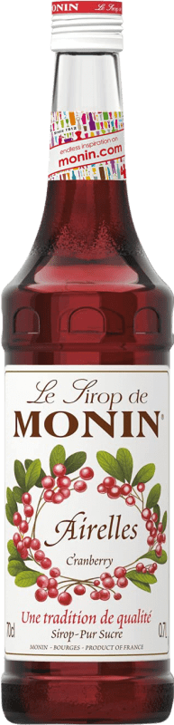 Free Shipping | Cocktail Syrup Monin France 70 cl Airelles — Cranberries Alcohol-Free
