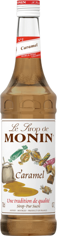 Envio grátis | Schnapp Monin Sirope Caramelo Caramel França 70 cl Sem Álcool