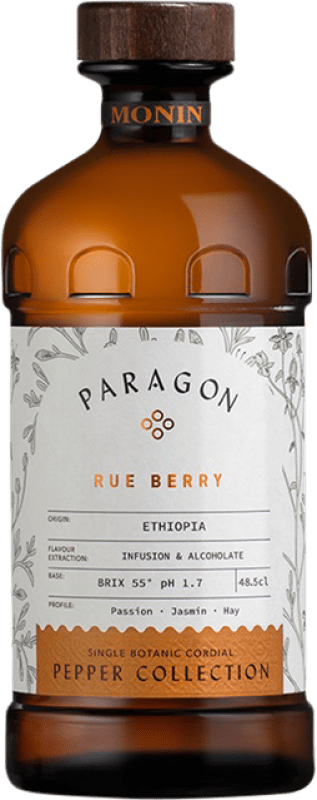 送料無料 | シュナップ Monin Paragon Rue Berry Cordial フランス ボトル Medium 50 cl アルコールなし