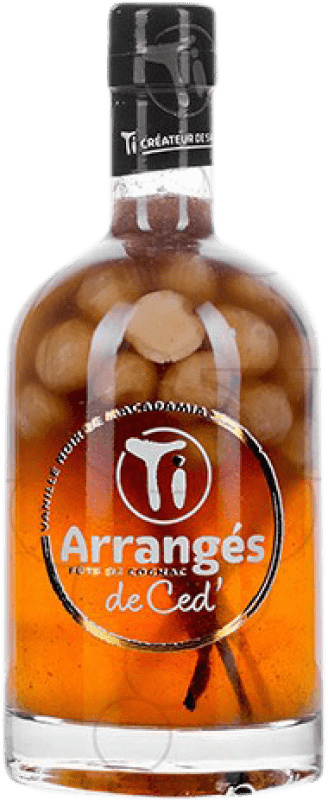 Envio grátis | Licores Ti Arrangés de Ced' Vanille Macadamia França 70 cl