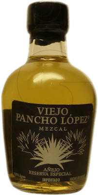 Mezcal Pancho López Añejo Viejo миниатюрная бутылка 5 cl