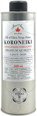 Бесплатная доставка | Оливковое масло Mas Auró Ecológic D.O. Empordà Каталония Испания Koroneiki Алюминиевая банка 50 cl