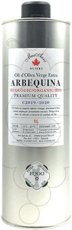 34,95 € | Оливковое масло Mas Auró ЭВО Экстра Вирджин D.O. Empordà Каталония Испания Arbequina — Арбекина Organic — Органический Средняя банка 1 L
