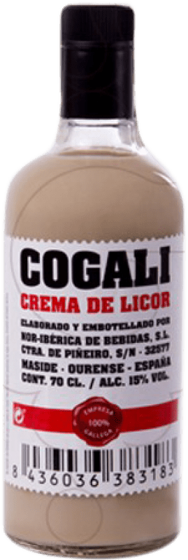 Envío gratis | Crema de Licor Nor-Iberica de Bebidas Cogali España 70 cl