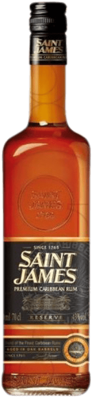 Envio grátis | Rum Bardinet Saint James Añejo — Envelhecido, Reserva Martinica 1 L