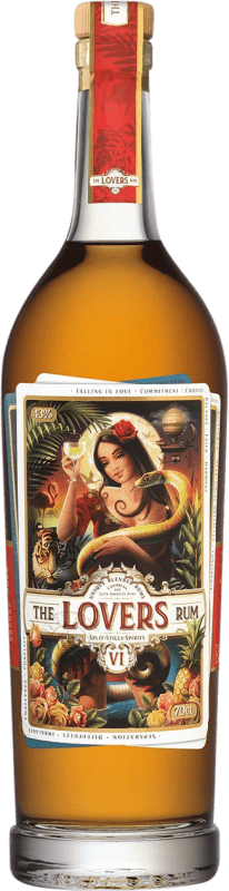 Envoi gratuit | Rhum The Lovers Rum Extra Añejo Pays-Bas 70 cl