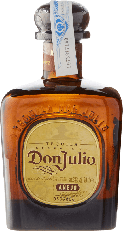 56,95 € Free Shipping | Tequila Don Julio Añejo Mexico Bottle 70 cl