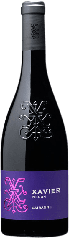 Free Shipping | Red wine Xavier Vignon Cairanne Provence France Syrah, Grenache, Monastrell, Cinsault, Marcelan 75 cl