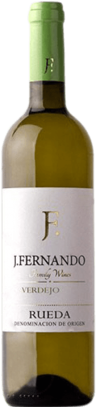 免费送货 | 白酒 J. Fernando 年轻的 D.O. Rueda 卡斯蒂利亚莱昂 西班牙 Verdejo 75 cl