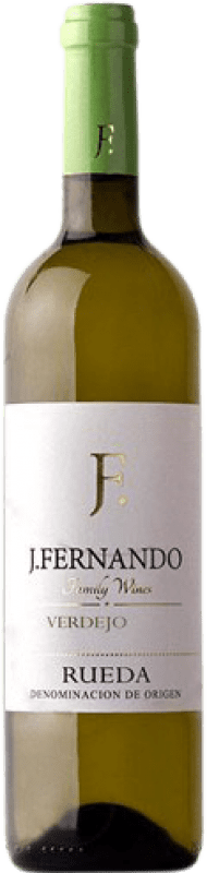 免费送货 | 白酒 J. Fernando 年轻的 D.O. Rueda 卡斯蒂利亚莱昂 西班牙 Verdejo 瓶子 Magnum 1,5 L