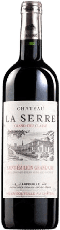 66,95 € | Vino rosso Château La Serre A.O.C. Saint-Émilion bordò Francia Merlot, Cabernet Franc 75 cl