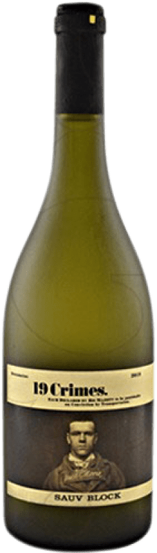 Envio grátis | Vinho branco 19 Crimes Sauvignon Block Jovem I.G. Southern Australia Austrália Meridional Austrália Sauvignon Branca 75 cl