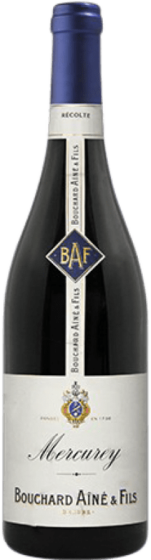 Free Shipping | Red wine Bouchard Ainé Premier Cru Aged A.O.C. Mercurey Burgundy France Pinot Black 75 cl