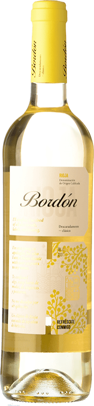 5,95 € | White wine Bodegas Franco Españolas Bordón Blanco Joven D.O.Ca. Rioja The Rioja Spain Macabeo Bottle 75 cl