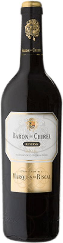 937,95 € Бесплатная доставка | Красное вино Marqués de Riscal Baron de Chirel Резерва D.O.Ca. Rioja Бутылка Империал Мафусаил 6 L