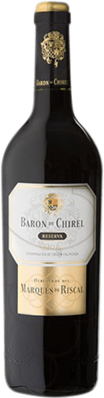 1 056,95 € Free Shipping | Red Wine Marqués de Riscal Baron de Chirel Reserve — Aged D.O.Ca. Rioja Salmanazar Bottle 9 L