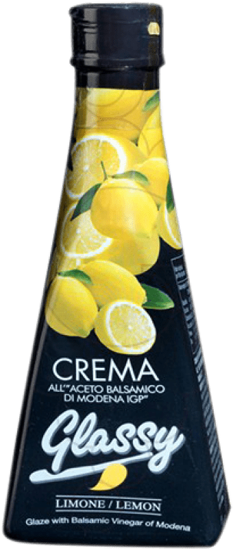 Бесплатная доставка | Уксус Glassy Crema Aceto Balsamico Limone Италия Маленькая бутылка 25 cl