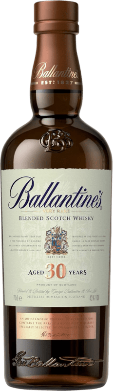 382,95 € Envío gratis | Whisky Blended Ballantine's Reserva 30 Años