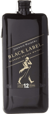 Free Shipping | Whisky Blended Johnnie Walker Black Label PET Reserve United Kingdom Small Bottle 20 cl