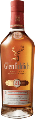 Whisky Single Malt Glenfiddich Rum Speyside Cask Finish — Affinato in Botte 21 Anni 70 cl