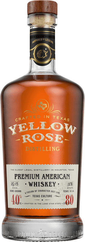 Envoi gratuit | Blended Whisky Yellow Rose Premium Réserve États Unis 70 cl