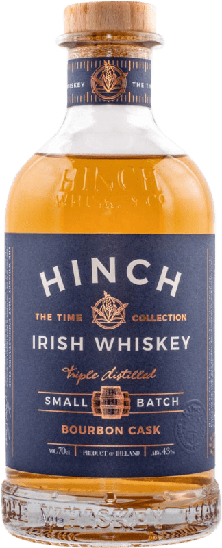 Spedizione Gratuita | Whisky Blended Hinch Bourbon Cask Finish — Affinato in Botte, Small Batch Riserva Irlanda 70 cl