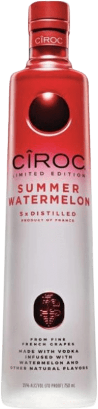 Envio grátis | Vodca Cîroc Summer Watermelon França 70 cl