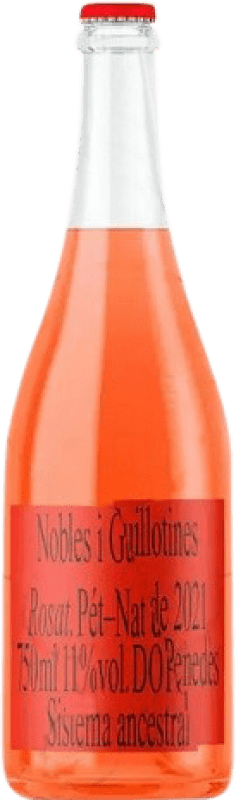 15,95 € | Rosé wine Llopart Nobles Guillotines Ancestral Rosa D.O. Penedès Catalonia Spain Bottle 75 cl