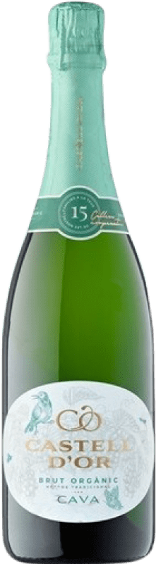 11,95 € 送料無料 | 白スパークリングワイン Castell d'Or Orgánico Brut D.O. Cava