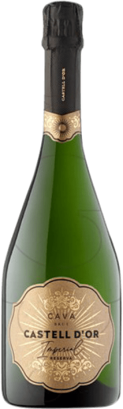 9,95 € | Blanc mousseux Castell d'Or Imperial Brut Réserve D.O. Cava Catalogne Espagne Macabeo, Xarel·lo, Chardonnay, Parellada 75 cl