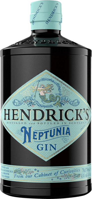 Envio grátis | Gin Hendrick's Gin Neptunia Reino Unido 70 cl