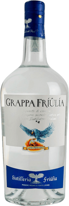 Envio grátis | Aguardente Grappa Fratelli Caffo Friulia Itália 1 L