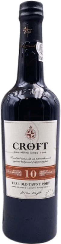 Free Shipping | Fortified wine Croft Port Tawny I.G. Porto Porto Portugal Tempranillo, Touriga Franca, Touriga Nacional, Tinta Amarela, Tinta Cão, Tinta Barroca 10 Years 75 cl