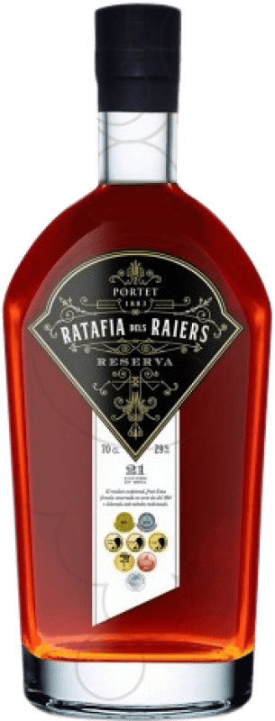 Envio grátis | Licores Portet Ratafia dels Raiers Reserva Espanha 70 cl