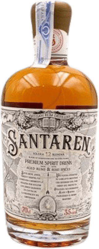 Free Shipping | Rum Santarén Spain 12 Years 70 cl