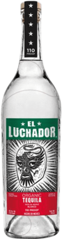 Бесплатная доставка | Текила El Luchador Blanco Мексика 70 cl