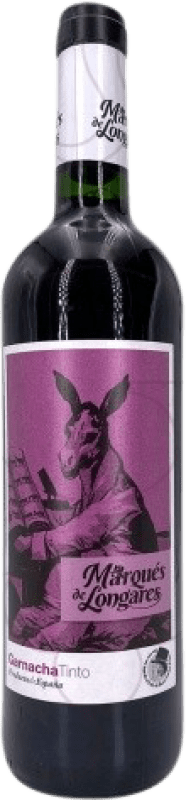 免费送货 | 红酒 Covinca Marques de Longares 年轻的 D.O. Cariñena 阿拉贡 西班牙 Grenache 75 cl