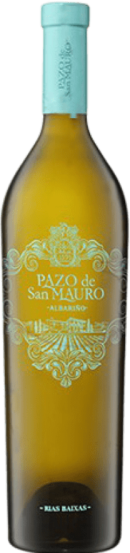 112,95 € | Vinho Branco Pazo de San Mauro Jovem D.O. Rías Baixas Galiza Espanha Albariño — Albarinho Garrafa Jeroboam-Duplo Magnum 3 L