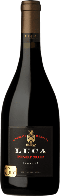 Free Shipping | Red wine Luca Wines Laura Catena Aged I.G. Valle de Uco Uco Valley Argentina Pinot Black 75 cl