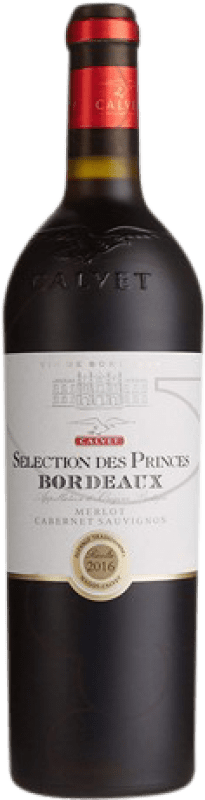 Free Shipping | Red wine Calvet Selection des Princes Aged A.O.C. Bordeaux Bordeaux France Merlot, Cabernet Sauvignon 75 cl