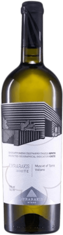 Free Shipping | White wine Lyrarakis Muscat Young Greece Muscatel Small Grain 75 cl