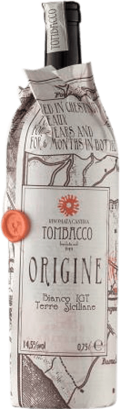 Envio grátis | Vinho branco Rinomata Cantina Tombacco Origine D.O.C. Sicilia Sicília Itália Mascate Grão Pequeno, Grillo 75 cl