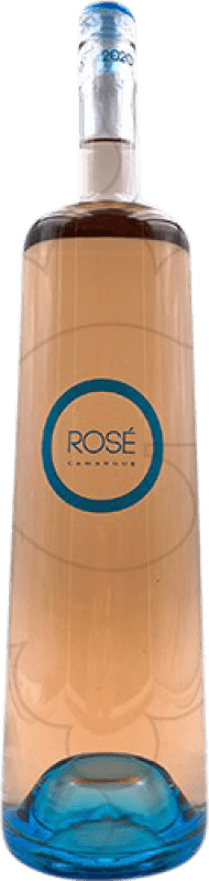 Free Shipping | Rosé wine O Rosé Camargue Young A.O.C. Côtes du Roussillon Languedoc-Roussillon France Syrah, Cinsault, Grenache Grey, Vermentino Magnum Bottle 1,5 L