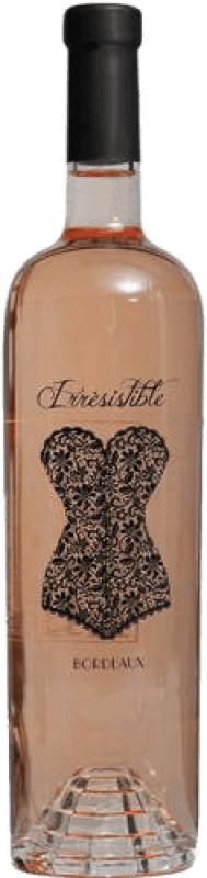 6,95 € | Vin rose Irresistible. Rosado Jeune A.O.C. Bordeaux Rosé Bordeaux France Merlot, Cabernet Franc 75 cl