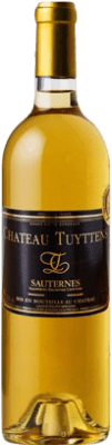 Kostenloser Versand | Verstärkter Wein Lucile et Philippe Mercadier Château Tuyttens A.O.C. Sauternes Bordeaux Frankreich Sauvignon Weiß, Sémillon Halbe Flasche 37 cl