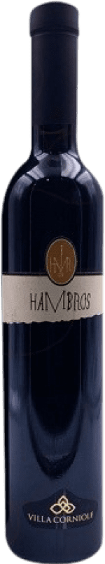 Free Shipping | Fortified wine Villa Corniole Hambros Passito I.G.T. Vigneti delle Dolomiti Trentino-Alto Adige Italy Teroldego 75 cl