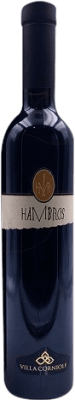 Kostenloser Versand | Verstärkter Wein Villa Corniole Hambros Passito I.G.T. Vigneti delle Dolomiti Trentino-Südtirol Italien Teroldego 75 cl